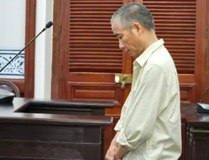 Bị cáo Nguyễn Văn Dũng tại tòa